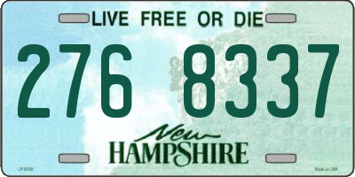 NH license plate 2768337