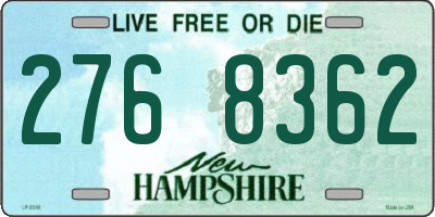 NH license plate 2768362