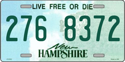 NH license plate 2768372