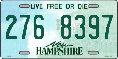 NH license plate 2768397