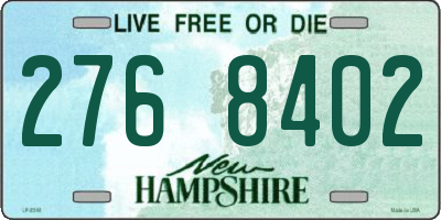 NH license plate 2768402