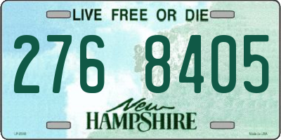 NH license plate 2768405