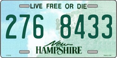 NH license plate 2768433