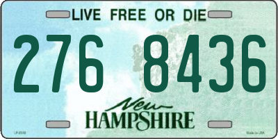 NH license plate 2768436