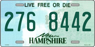 NH license plate 2768442