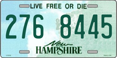 NH license plate 2768445