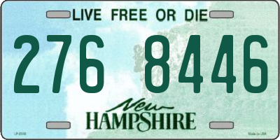 NH license plate 2768446