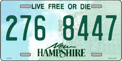 NH license plate 2768447