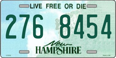 NH license plate 2768454