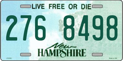 NH license plate 2768498
