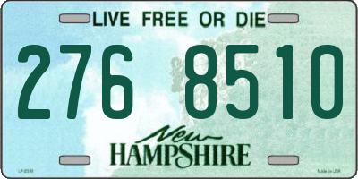 NH license plate 2768510