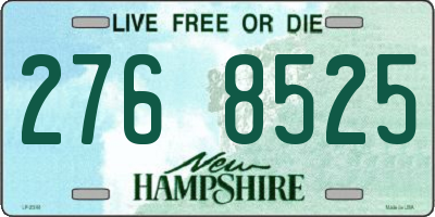 NH license plate 2768525
