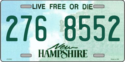NH license plate 2768552