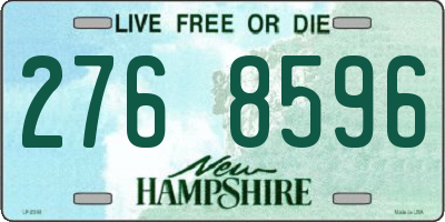 NH license plate 2768596