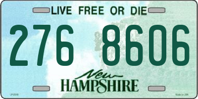 NH license plate 2768606