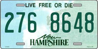 NH license plate 2768648