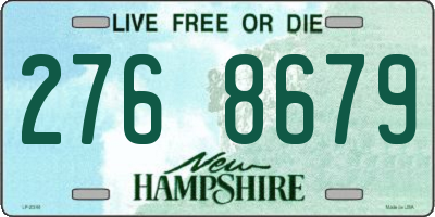 NH license plate 2768679