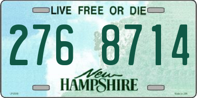 NH license plate 2768714
