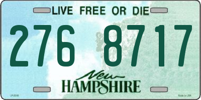 NH license plate 2768717