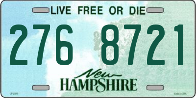 NH license plate 2768721