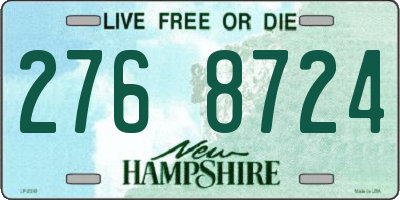 NH license plate 2768724