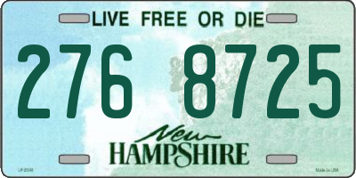 NH license plate 2768725