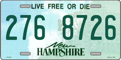 NH license plate 2768726