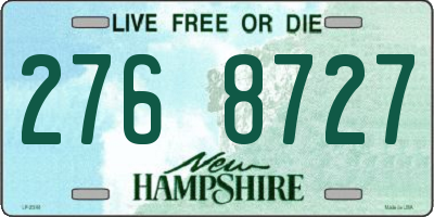 NH license plate 2768727