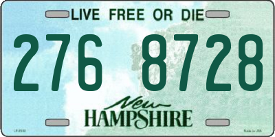 NH license plate 2768728