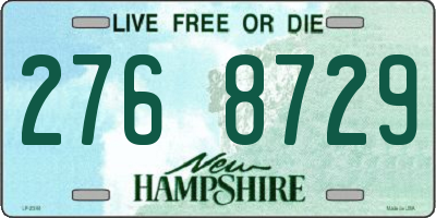 NH license plate 2768729