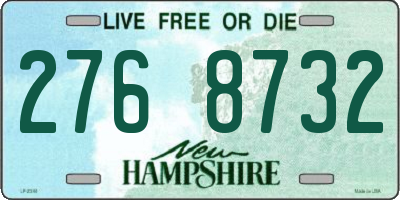 NH license plate 2768732