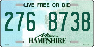 NH license plate 2768738