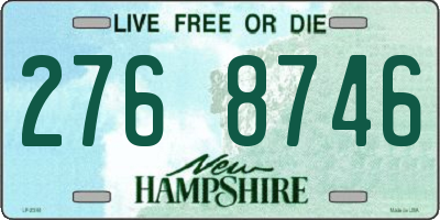NH license plate 2768746