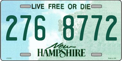 NH license plate 2768772