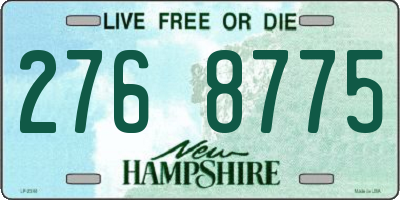 NH license plate 2768775
