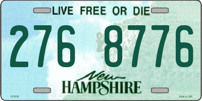 NH license plate 2768776