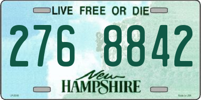NH license plate 2768842