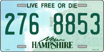 NH license plate 2768853
