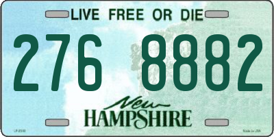 NH license plate 2768882