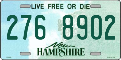 NH license plate 2768902