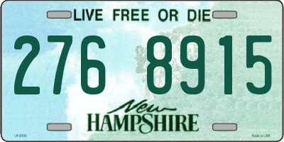 NH license plate 2768915