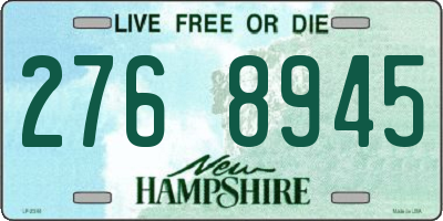 NH license plate 2768945