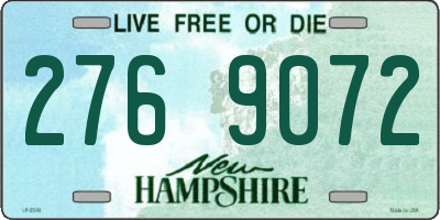 NH license plate 2769072