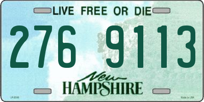 NH license plate 2769113