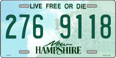 NH license plate 2769118