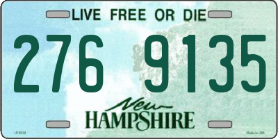 NH license plate 2769135