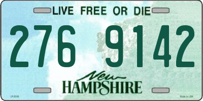 NH license plate 2769142