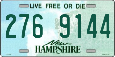 NH license plate 2769144