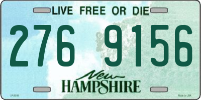 NH license plate 2769156