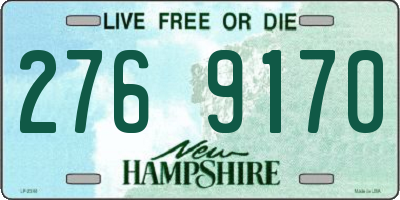 NH license plate 2769170